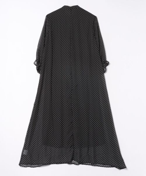 MAISON DE THERESE(メゾン ド テレーズ)の「5分袖水玉ロングワンピース(ワンピース・レディース・ブラック・M)」の14枚目の写真