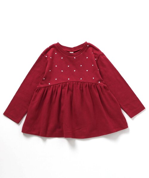 apres les cours（アプレレクール）の「7days Style/ペプラムTシャツ（Tシャツ/カットソー・キッズ・レッド/その他2/ネイビー/ブラック/アイボリー/オフホワイト・80/90/100/110/120/130/140）」の5枚目の写真