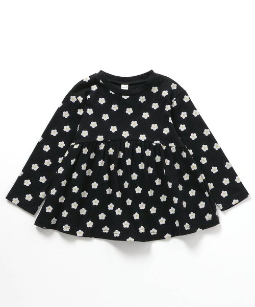 apres les cours（アプレレクール）の「7days Style/ペプラムTシャツ（Tシャツ/カットソー・キッズ・レッド/その他2/ネイビー/ブラック/アイボリー/オフホワイト・80/90/100/110/120/130/140）」の3枚目の写真