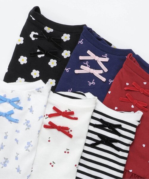 apres les cours（アプレレクール）の「7days Style/ペプラムTシャツ（Tシャツ/カットソー・キッズ・レッド/その他2/ネイビー/ブラック/アイボリー/オフホワイト・80/90/100/110/120/130/140）」の13枚目の写真