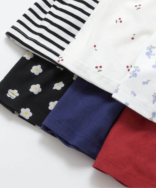 apres les cours（アプレレクール）の「7days Style/ペプラムTシャツ（Tシャツ/カットソー・キッズ・レッド/その他2/ネイビー/ブラック/アイボリー/オフホワイト・80/90/100/110/120/130/140）」の14枚目の写真