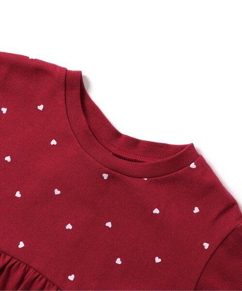 apres les cours（アプレレクール）の「7days Style/ペプラムTシャツ（Tシャツ/カットソー・キッズ・レッド/その他2/ネイビー/ブラック/アイボリー/オフホワイト・80/90/100/110/120/130/140）」の17枚目の写真