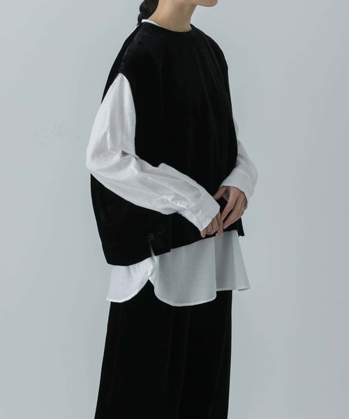 かぐれ（カグレ）の「レーヨンシルクベルベットプルオーバー