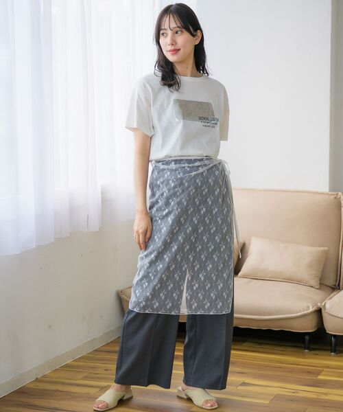 RETRO GIRL（レトロガール）の「【ゆるてろ】スラックスPT（スラックス・レディース・ブラック/チャコールグレー・FREE）」の18枚目の写真