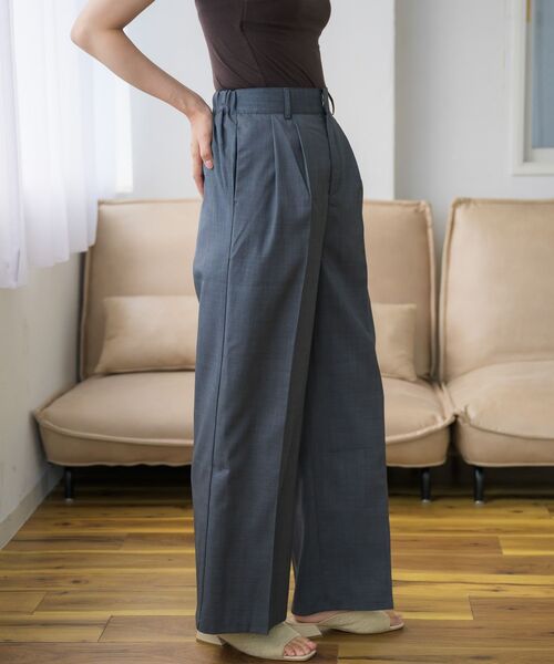 RETRO GIRL（レトロガール）の「【ゆるてろ】スラックスPT（スラックス・レディース・ブラック/チャコールグレー・FREE）」の20枚目の写真