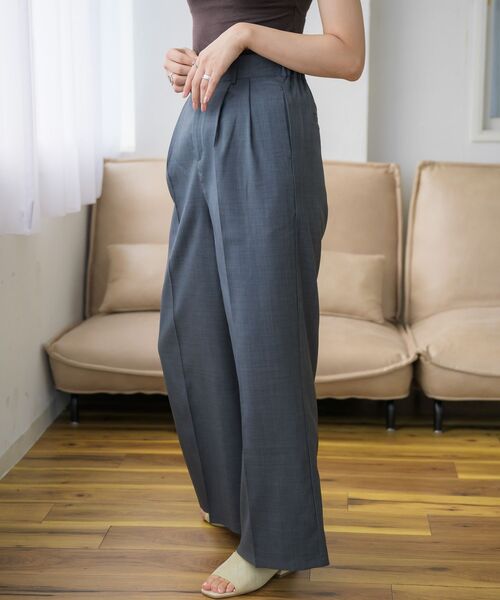 RETRO GIRL（レトロガール）の「【ゆるてろ】スラックスPT（スラックス・レディース・ブラック/チャコールグレー・FREE）」の21枚目の写真