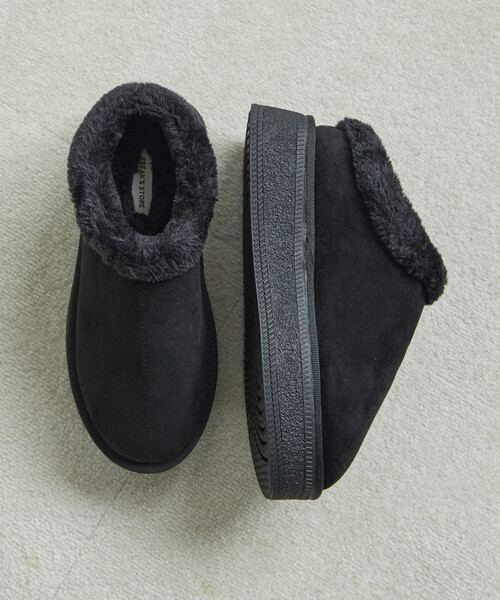 FREAK'S STORE(フリークスストア)の「エコファーミュール/フェイクムートンシューズ(その他シューズ・レディース・ブラック/キャメル/ベージュ・36/37/38)」の12枚目の写真