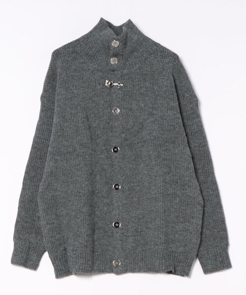 aimoha(アイモハ)の「【aimoha neo】 Modern High-Neck Cardigan(カーディガン/ボレロ・メンズ・ブラック/グレー・MEDIUM/LARGE/X-LARGE/XX-LARGE)」の5枚目の写真