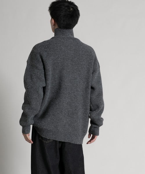 aimoha(アイモハ)の「【aimoha neo】 Modern High-Neck Cardigan(カーディガン/ボレロ・メンズ・ブラック/グレー・MEDIUM/LARGE/X-LARGE/XX-LARGE)」の15枚目の写真