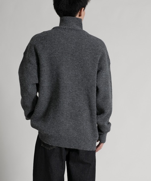 aimoha(アイモハ)の「【aimoha neo】 Modern High-Neck Cardigan(カーディガン/ボレロ・メンズ・ブラック/グレー・MEDIUM/LARGE/X-LARGE/XX-LARGE)」の17枚目の写真