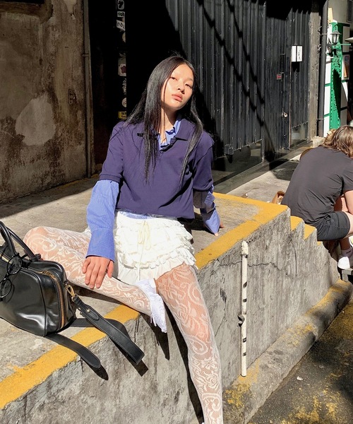 SANSeLF（サンセルフ）の「【LONSLAN】ティアードフリルミニスカート