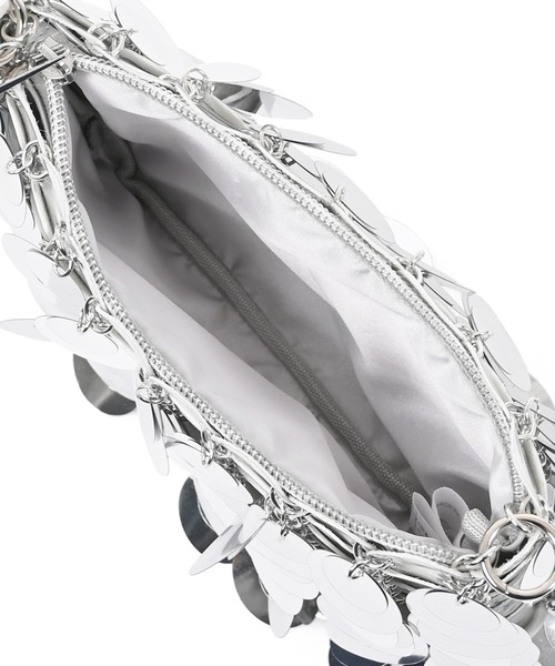 Narcissus（ナルシス）の「【Narcissus】スパンコールバッグ（ショルダーバッグ・レディース・ブラック/シルバー・FREE）」の4枚目の写真