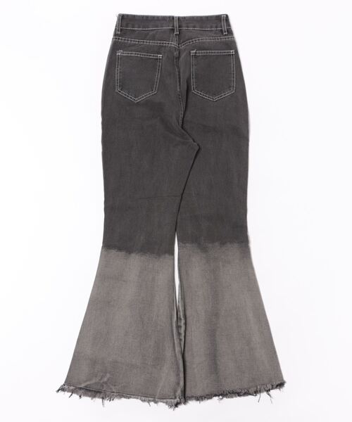i-dare(アイディア)の「【i-dare】ヘビー ワイド フレア デニム パンツ(デニムパンツ・レディース・グレー・SMALL/MEDIUM/LARGE)」の8枚目の写真