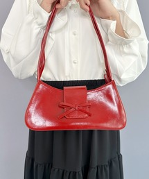 Silly | リボンポイントスクエアバッグ(ショルダーバッグ)