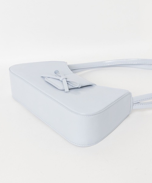 Silly（シリー）の「リボンポイントスクエアバッグ（ショルダーバッグ・レディース・アイボリー/ブラック/ライトブルー/ライトピンク/シルバー/レッド・FREE）」の14枚目の写真
