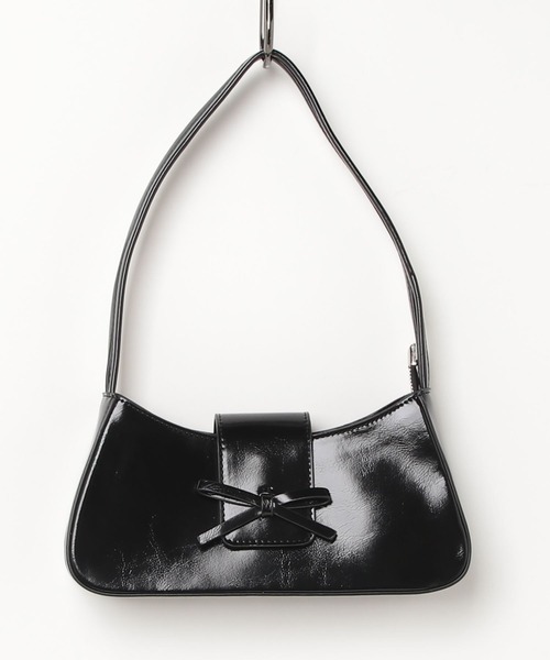 Silly（シリー）の「リボンポイントスクエアバッグ（ショルダーバッグ・レディース・アイボリー/ブラック/ライトブルー/ライトピンク/シルバー/レッド・FREE）」の21枚目の写真