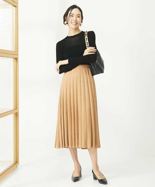 【セール】ナイロンチュールフロッキーカットソー（Tシャツ/カットソー）｜MICHEL KLEIN（ミッシェル・クラン）