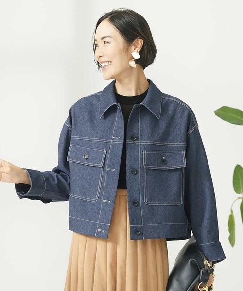 【セール】ナイロンチュールフロッキーカットソー（Tシャツ/カットソー）｜MICHEL KLEIN（ミッシェル・クラン）