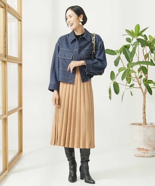 【セール】ナイロンチュールフロッキーカットソー（Tシャツ/カットソー）｜MICHEL KLEIN（ミッシェル・クラン）