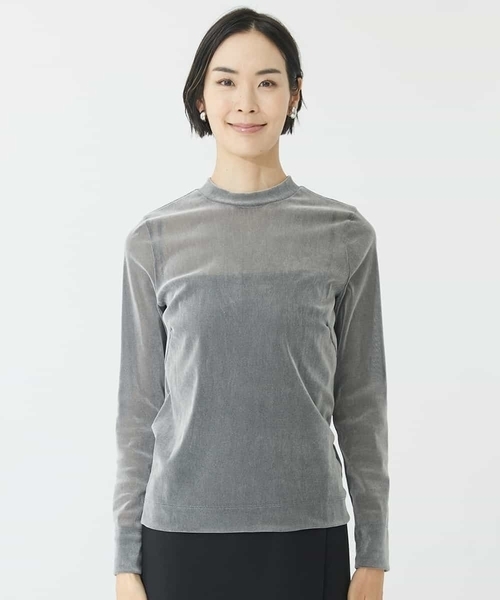 【セール】ナイロンチュールフロッキーカットソー（Tシャツ/カットソー）｜MICHEL KLEIN（ミッシェル・クラン）