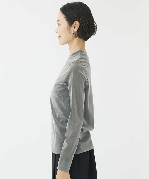 【セール】ナイロンチュールフロッキーカットソー（Tシャツ/カットソー）｜MICHEL KLEIN（ミッシェル・クラン）