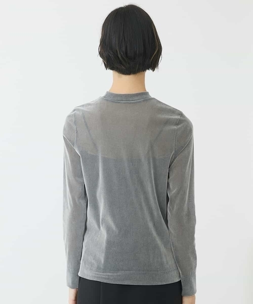 【セール】ナイロンチュールフロッキーカットソー（Tシャツ/カットソー）｜MICHEL KLEIN（ミッシェル・クラン）