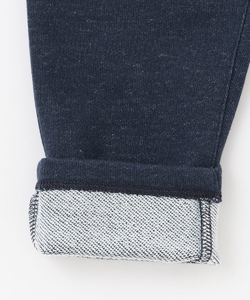 Love&Peace&Money（ラブアンドピースアンドマネー）の「【人気商品再入荷】【直営店で取り扱い無し】ラメ裏毛パンツ（その他パンツ・キッズ・ネイビー・80ｃｍ/90cm/100cm/110cm/120cm/130cm）」の7枚目の写真