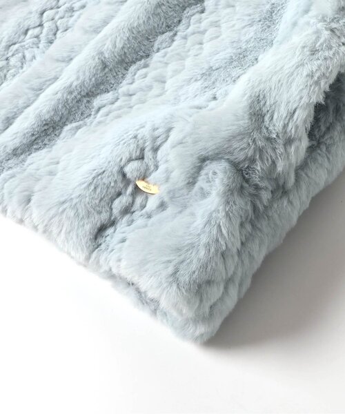 apres les cours（アプレレクール）の「【WEB限定】リバーシブルファーベスト（ダウンベスト・キッズ・アイボリー/サックスブルー/ブラウン・80/90/100/110/120/130/140）」の22枚目の写真