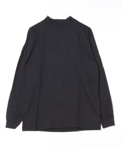 fridge(フリッジ)の「【CAL CRU】カルクルー L/S MOCK NECK(Tシャツ/カットソー・メンズ・ブラック/ホワイト/ネイビー・MEDIUM/X-LARGE/LARGE)」の4枚目の写真