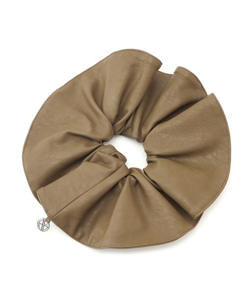 ADAM ET ROPE'（アダムエロペ）の「BIGシュシュ（シュシュ・レディース・ブラウン/ブラック・FREE）」の10枚目の写真