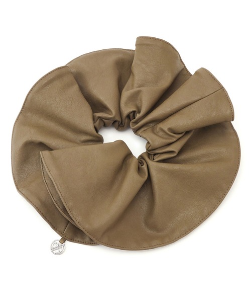 ADAM ET ROPE'（アダムエロペ）の「BIGシュシュ（シュシュ・レディース・ブラウン/ブラック・FREE）」の11枚目の写真