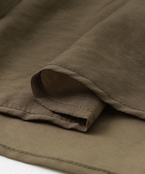 SENSE OF PLACE by URBAN RESEARCH（センスオブプレイスバイアーバンリサーチ）の「フリルカラーブラウス（シャツ/ブラウス・レディース・ブルー系その他/カーキ/オフホワイト・ONE）」の8枚目の写真