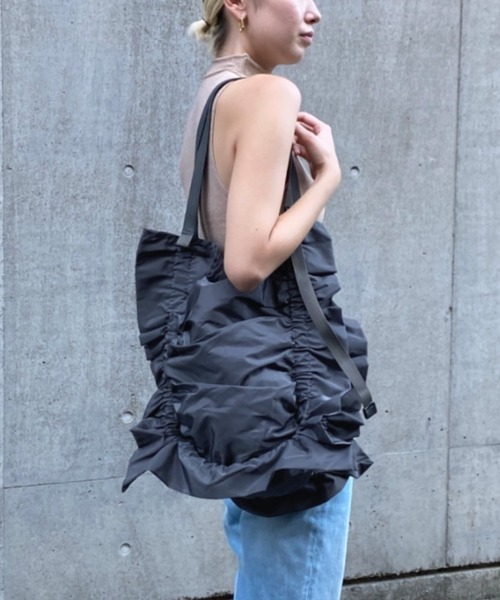 3WYフリルトート/ショルダーバッグ/サブバッグ/エコバッグ/ママのサブ  