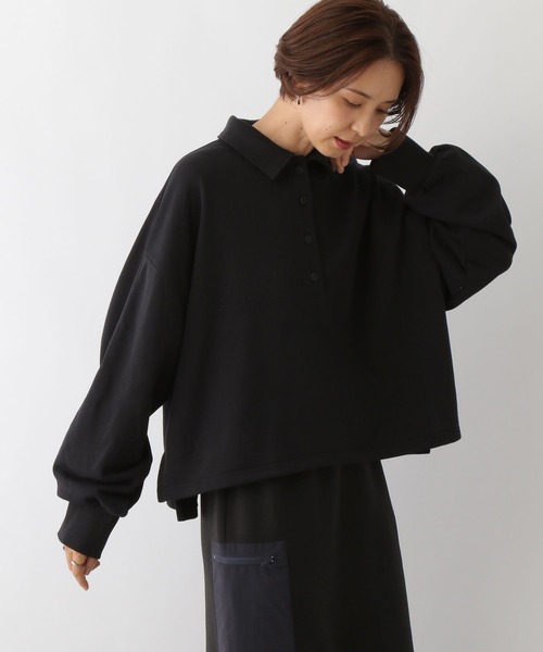 LEPSIM（レプシィム）の「襟スウェットプルオーバー　134458（スウェット・レディース・ブラック/ミント・FREE）」の17枚目の写真