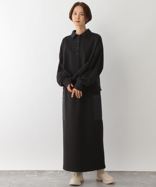 LEPSIM（レプシィム）の「襟スウェットプルオーバー　134458（スウェット・レディース・ブラック/ミント・FREE）」の16枚目の写真