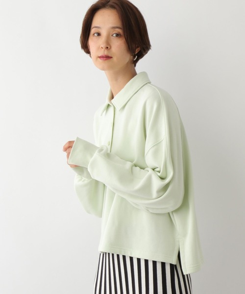 LEPSIM（レプシィム）の「襟スウェットプルオーバー　134458（スウェット・レディース・ブラック/ミント・FREE）」の13枚目の写真