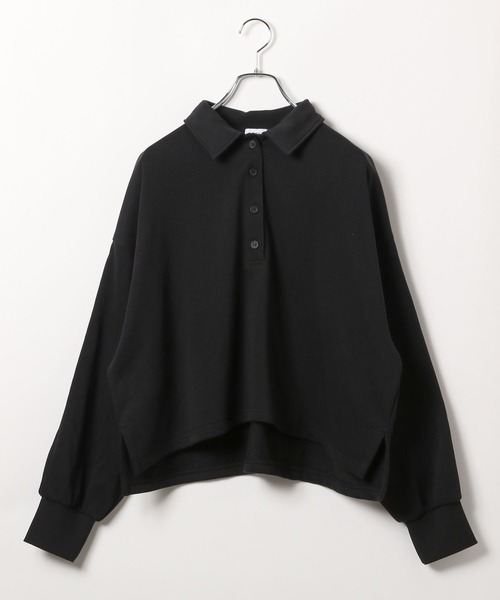 LEPSIM（レプシィム）の「襟スウェットプルオーバー　134458（スウェット・レディース・ブラック/ミント・FREE）」の10枚目の写真