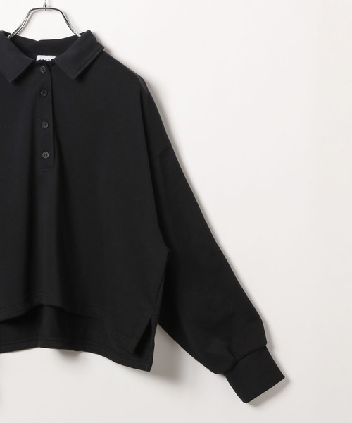 LEPSIM（レプシィム）の「襟スウェットプルオーバー　134458（スウェット・レディース・ブラック/ミント・FREE）」の7枚目の写真