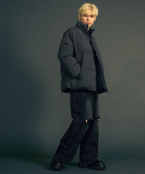 BLACKUP ショーボンハイネックファージャケット BLACKUP ショーボンハイネックファージャケット