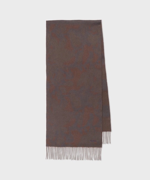 Paul Smith（ポールスミス）の「“Photogram Leaves” カシミヤ マフラー 