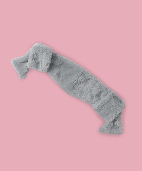 Right-on（ライトオン）の「【VIVIAN BLUE】フェイクファーリボンティペット（マフラー・キッズ・ホワイト/サックスブルー・フリー）」の7枚目の写真