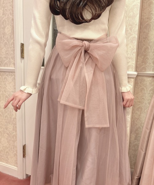 F i.n.t（フィント）の「【2サイズ展開】バックリボン2wayコルセット