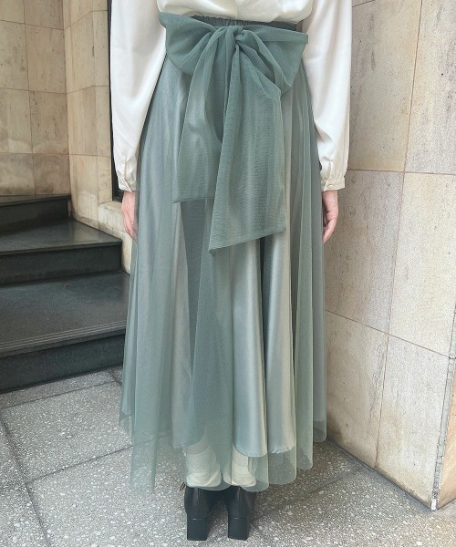 F i.n.t（フィント）の「【2サイズ展開】バックリボン2wayコルセット