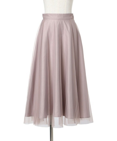 F i.n.t（フィント）の「【2サイズ展開】バックリボン２wayコルセットチュールスカート/F&A/fint（スカート・レディース・アイボリー/モーブ系/グリーン・1/2）」の22枚目の写真