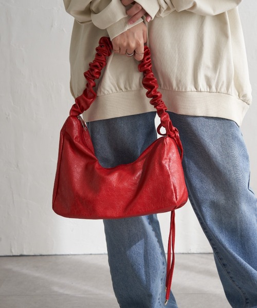 VENCEEXCHANGE（ヴァンスエクスチェンジ）の「ディア2WAYショルダーバッグ（ショルダーバッグ・レディース・レッド/ブラウン/シルバー/ブラック・FREE）」の3枚目の写真