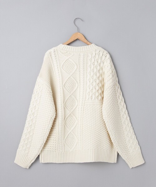 セール】パッチワーククルーネックニット（ニット/セーター）｜coen