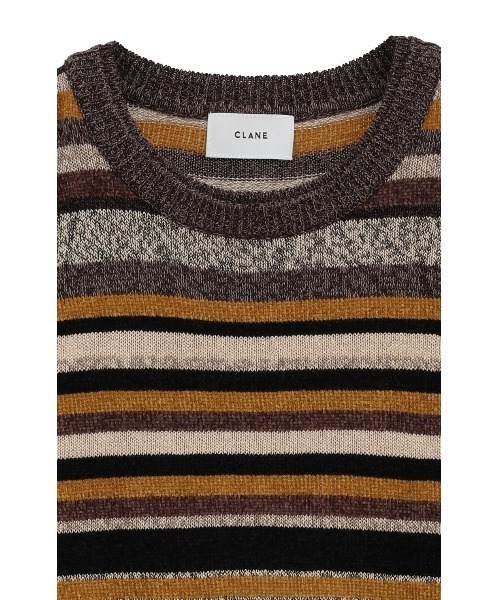 トップス CLANE MOLE MIX BORDER KNIT TOPS CLANE MOLE MIX BORDER KNIT TOPS Other