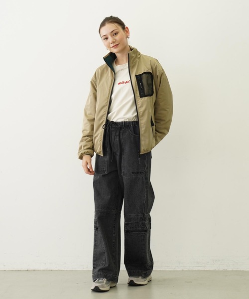 MILKFED.（ミルクフェド）の「SIDE CHERRIES WIDE L/S TEE（Tシャツ/カットソー・レディース・オフホワイト/チャコール/アッシュ・M/L）」の19枚目の写真