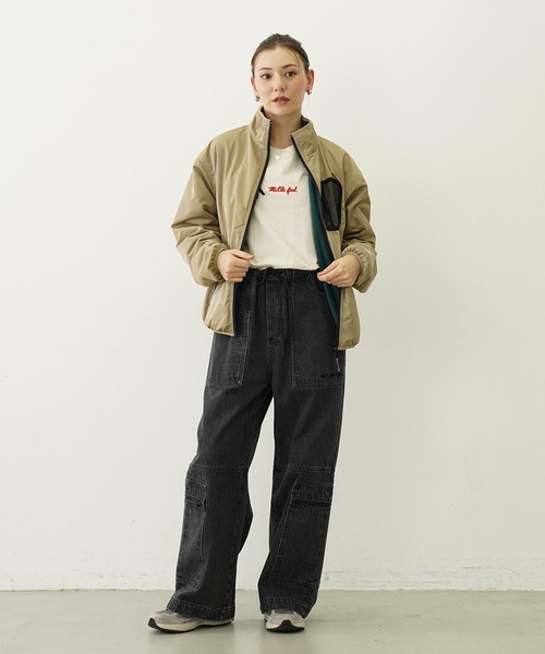 MILKFED.（ミルクフェド）の「SIDE CHERRIES WIDE L/S TEE（Tシャツ/カットソー・レディース・オフホワイト/チャコール/アッシュ・M/L）」の20枚目の写真