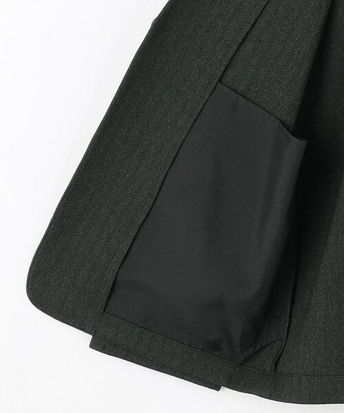 green label relaxing(グリーンレーベルリラクシング)の「A+ ポリエステルツイード 1B ノーカラー ジャケット -ウォッシャブル・ストレッチ・防シワ-(ノーカラージャケット・メンズ・ダークグリーン/ネイビー・S/M/L/XL)」の20枚目の写真
